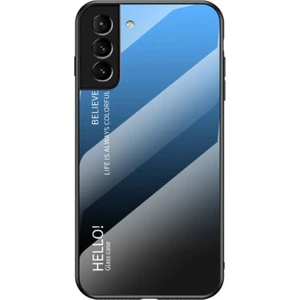 Galaxy S22 5g Için Gradyan Renkli Temperli Cam + Pc + Tpu Telefon Kılıfı (Yurt Dışından)