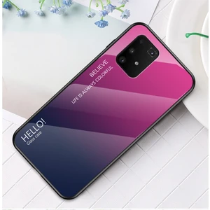 Galaxy A91 / S10 Lite Için Gradyan Renkli Temperli Cam + Pc + Tpu Telefon Kılıfı (Yurt Dışından)