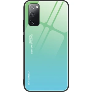 Galaxy S20 Fe / S20 Fan Edition / S20 Fe 5g / S20 Fan Edition 5g Için Gradyan Renkli Temperli Cam + Tpu Telefon Kılıfı (Yurt Dışından)