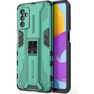 Galaxy M52 5g Için Sert Pc + Yumuşak Tpu Hibrid Destek Çubuklu Telefon Kılıfı (Yurt Dışından)