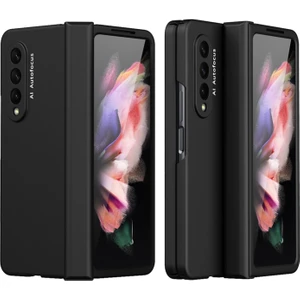 Galaxy Z Fold3 5g Için Sert Pc Cam Ekran Koruyuculu Telefon Kılıfı