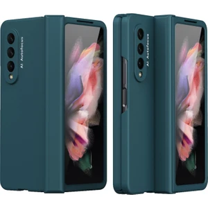 Galaxy Z Fold3 5g Için Sert Pc Cam Ekran Koruyuculu Telefon Kılıfı(Yurt Dışından)