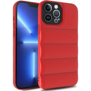 Case 4U Apple iPhone 13 Pro Kılıf Kamera Korumalı Darbelere Dayanıklı Kasis Arka Kapak Kırmızı
