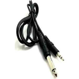 SpeedUF Bilgisayar Amfi Arası Ses Aktarım Kablosu 3.5mm + 6.3 mm Amfi Ses