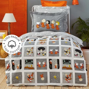 by Karaca Home Snoopy Space Tek Kişilik %100 Pamuk Nevresim Takımı