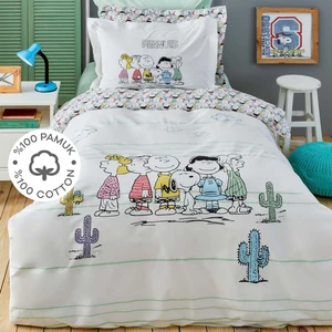 by Karaca Home Snoopy Vintage Tek Kişilik %100 Pamuk Nevresim Takımı