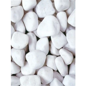 Bahçe Beyaz Dolomit Taş 2 kg 4-6 cm Dere Taşı Çakıl Taşı Saksı Taşı Akvaryum Teraryum Taşı Bahçe Taşı