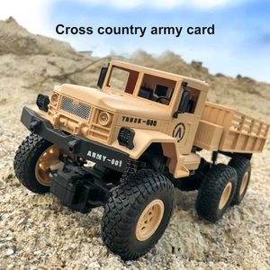1:16 Yüksek Hızlı Rc Araba Askeri Kamyon 2.4G Altı Tekerlekli Uzaktan Kumanda Kapalı Yol Tırmanma Araç Model Oyuncak Çocuklar Doğum Günü Hediyesi | Rc Kamyon (Haki) (Yurt Dışından)
