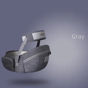 Ergonomik Bebek Taşıyıcı Taşınabilir Bebek Çocuk Kalça Koltuğu Bel Dışkı Sling Ön Yüzleşen Kanguru Bebek Wrap Carrier Bebek Dişli | Sırt Çantaları Ve Taşıyıcılar (Gri) (Yurt Dışından)