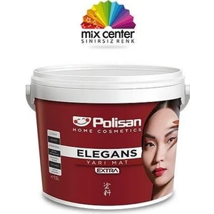 Elegans Extra Yarı Mat Silikonlu Iç Cephe Boyası 7.5 Lt Gizemli Gri