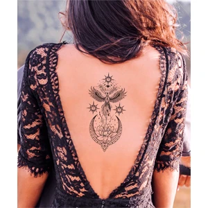 Phoenix Mandala Anka Geçici Dövme