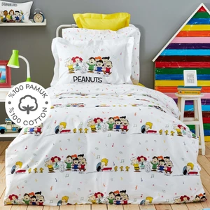 by Karaca Home Snoopy Birthday Tek Kişilik %100 Pamuk Nevresim Takımı