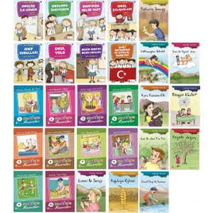 Ata 1.sınıf 28 Li Hikaye Kitap Seti+ Kitap Okuma Not Defteri