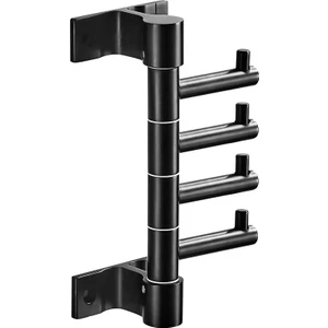 Ağır Duvar Kancaları İle 4 Döner Katlanabilir Arms Havlu Tutucu Tuvalet Döner Depolama Raf Ceket Raf Şapka Hooks Banyo | Robe Hooks (Yurt Dışından)