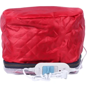 Elektrikli Termal Saç Isıtma Örtüsü - Kırmızı (Yurt Dışından)