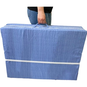 Vip Home Concept Katlanır Yatak Yer Yatağı Sünger Yatak Tek Kişilik 80 x 180 cm Mavi Çizgili