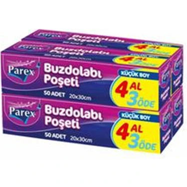 Parex Buzdolabı Poşeti Küçük Boy 4 Al 3