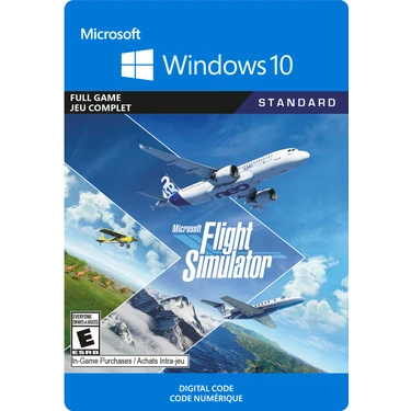 Microsoft Flight Simulator Windows 10/11 Windows Store Pc Dijital