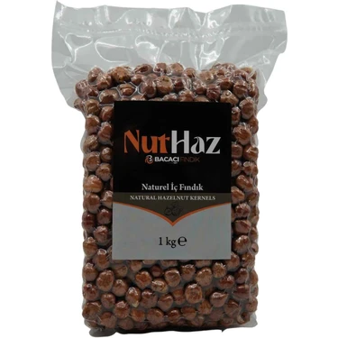 Nuthaz Naturel Çiğ Iç Fındık 1000 gr Vakum