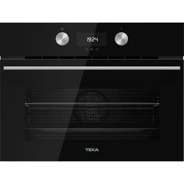 Teka HLC 8400 BK Ankastre Multifonksiyonel Turbo Kompakt Fırın Siyah Cam 45 lt