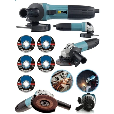 Stilmax Germany 3000 Watt 6 Kademe Devirli Bakır Hybrid Motor Avuç Içi Taşlama Spiral Makinasi ve 5