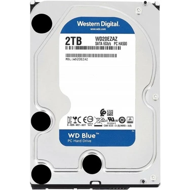 WD 2tb Wd Blue Sata6 5400RPM 64MB WD20EZAZ Fiyatı