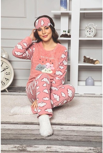 Arcan 1129 Kadın Polar Pijama Takımı