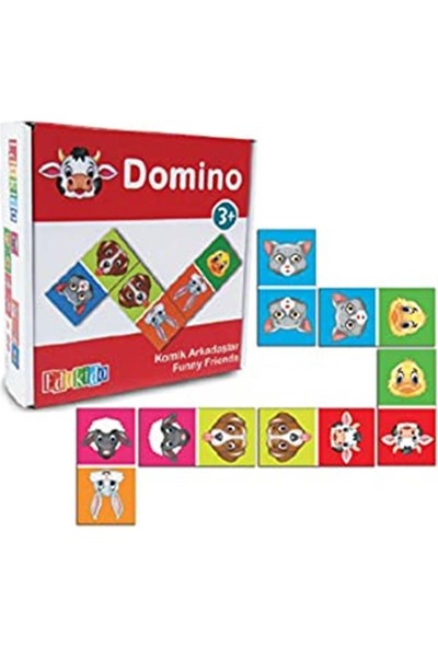 Adalinhome Domino Komik Arkadaşlar Kutu Oyunları