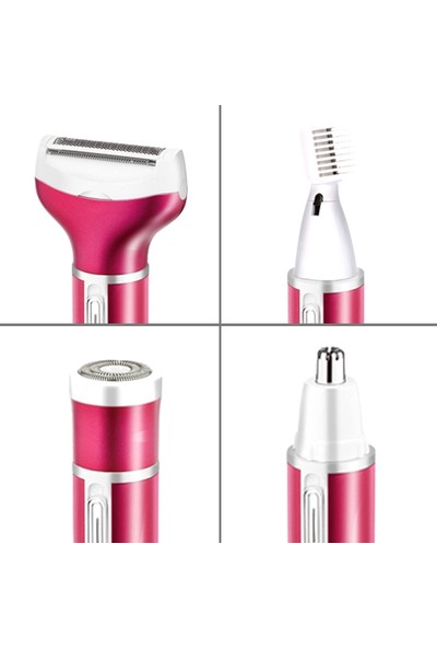 Kaneed 4ü 1 Arada USB Ile Şarj Edilebilir Elektrikli Tıraş Makinesi - Mor (Yurt Dışından)