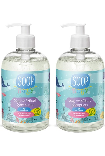 Soop Baby Saç ve Vücut Şampuanı 2'li Paket