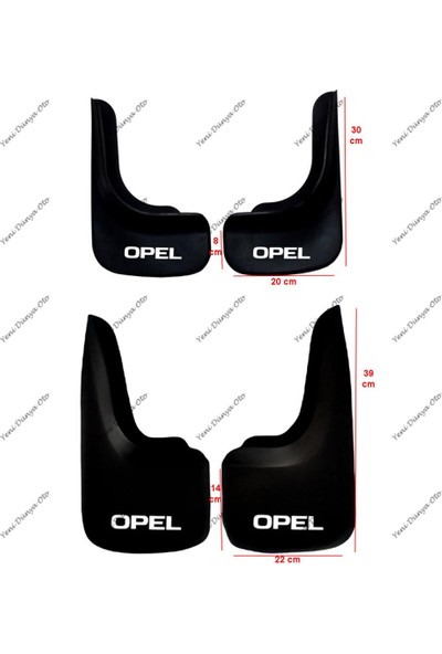 Yeni Dünya Opel Combo 4'lü Paçalık, Çamurluk, Tozluk OPL1BX020