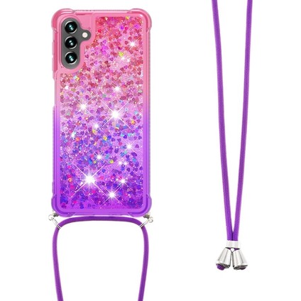 Galaxy A13 5g Için Quicksand Gradyan Renkli Parıltılı Kordonlu Tpu Telefon Kılıfı (Yurt Dışından) modelleri