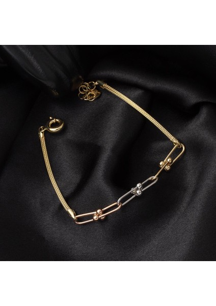 Tiffany Topçuk Zincir Altın Bileklik fırsatları