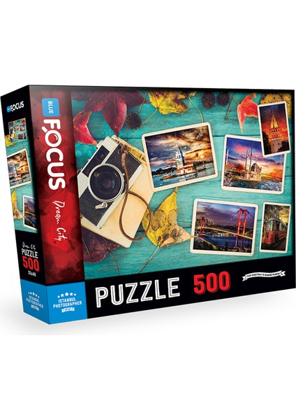 Blue Focus 500 Parça Puzzle - Istanbul Photographer (Istanbul Fotoğrafçısı)