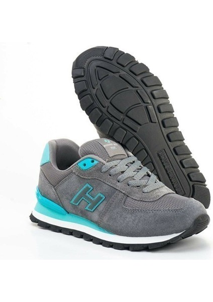 Peru Kadın Sneaker Spor Ayakkabı 19250 Gri Turkuaz V13 modelleri
