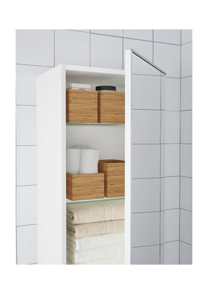 2li Bambu Banyo Seti Ikea 15X10X11 cm ve 17X12X12 cm Düzenleme Kutuları