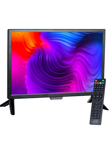 GO-2010 20" 50 Ekran Full HD LED TV (220-12 VOLT) HDMI-USB-VGA-RCA