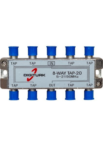 Dıgıturk 5-2150 Mhz 20DB 8 Yollu Tap Swıtch 1/8 Splıtter