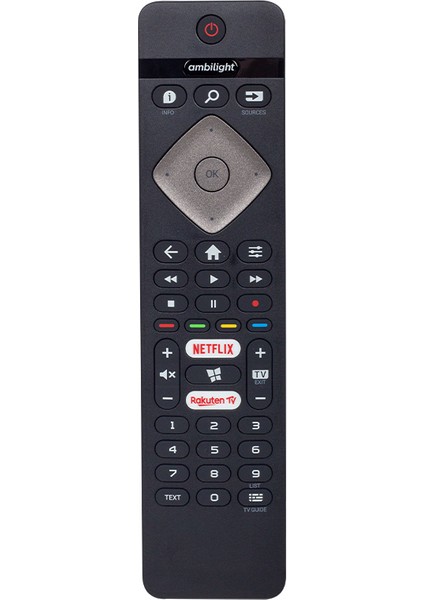 Orjinal Kl Phılıps Ambılıght Netflıx-Rakuten Tv Tuşlu 43PUS6504/62 LED Tv Kumandası