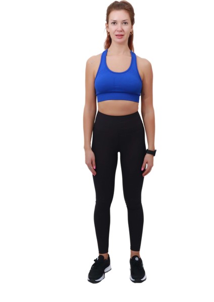 Kadın Yüksek Bel Siyah Spor Tayt - GLINT.2495 indirimleri