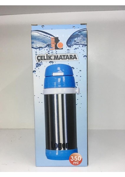 Çelik Matara Termos - 350 ml  (Mavi ve Pembe Renk Seçeneğiyle)