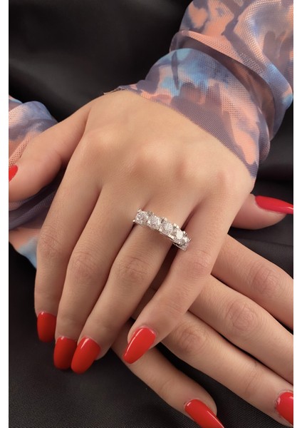 14 Ayar Altın Beştaş Yüzük 5