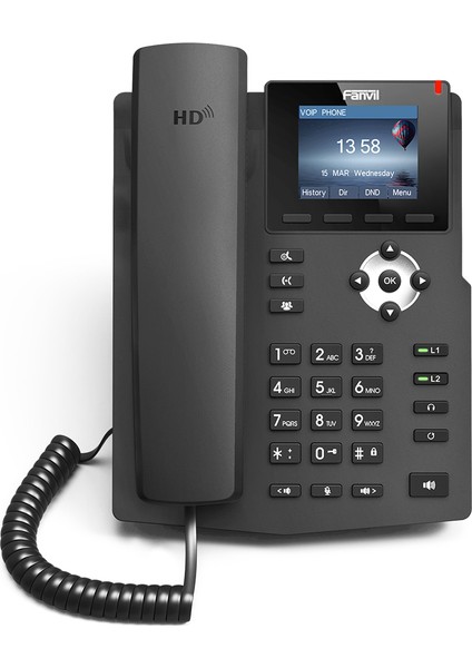 X3SP Renkli Ekran Ip Telefon Poe