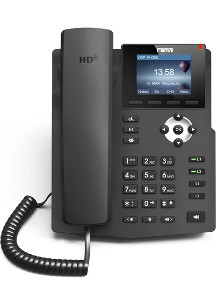 X3SP Renkli Ekran Ip Telefon Poe