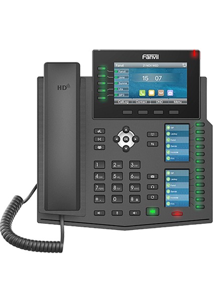 X6U Ip Telefon Renkli Ekran Poe