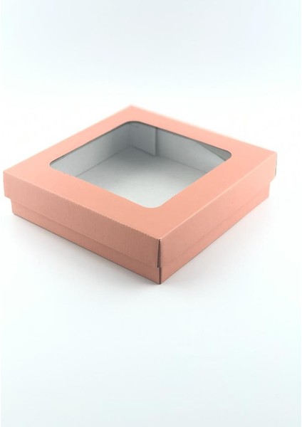 23X23X6 Pencere Kapaklı Hediyelik Kutu (10 Adet