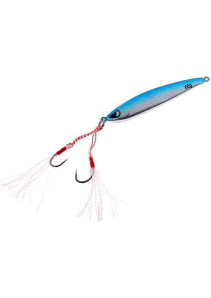 Balıkçılık Cazibesi Kurşun Balık Metal Jigging Wobbler Crankbaits Bas Baits 60G Mavi (Yurt Dışından) fiyatları