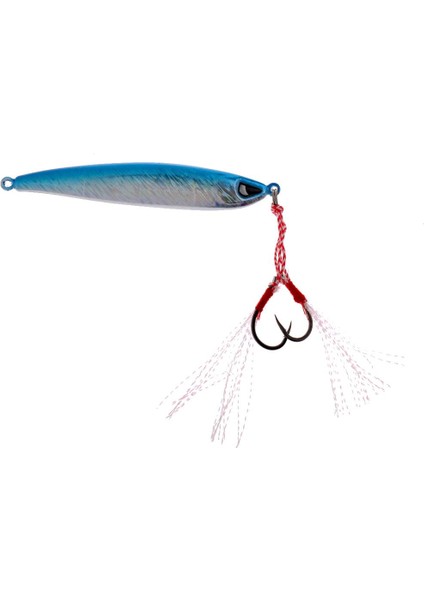 Balıkçılık Cazibesi Kurşun Balık Metal Jigging Wobbler Crankbaits Bas Baits 60G Mavi (Yurt Dışından) modelleri