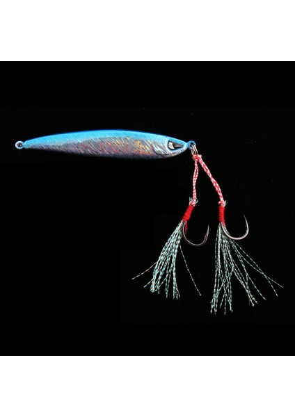 Balıkçılık Cazibesi Kurşun Balık Metal Jigging Wobbler Crankbaits Bas Baits 60G Mavi (Yurt Dışından) fırsatları
