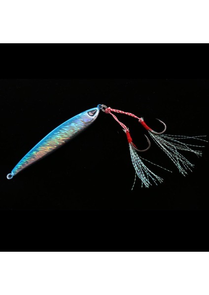Balıkçılık Cazibesi Kurşun Balık Metal Jigging Wobbler Crankbaits Bas Baits 60G Mavi (Yurt Dışından) indirimleri